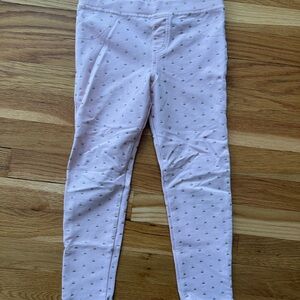 Pink Polka Dot Kids Leggings